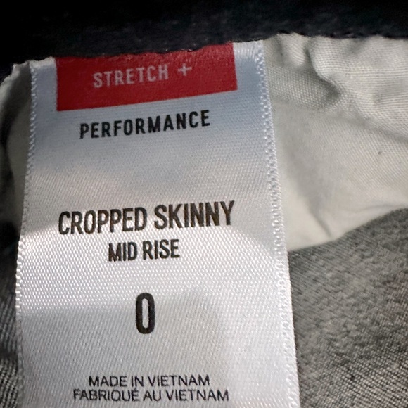 Express Performance Cropped Skinny Mid Rise “Stretch +” Jeans **GWP-see listing - Picture 8 of 10